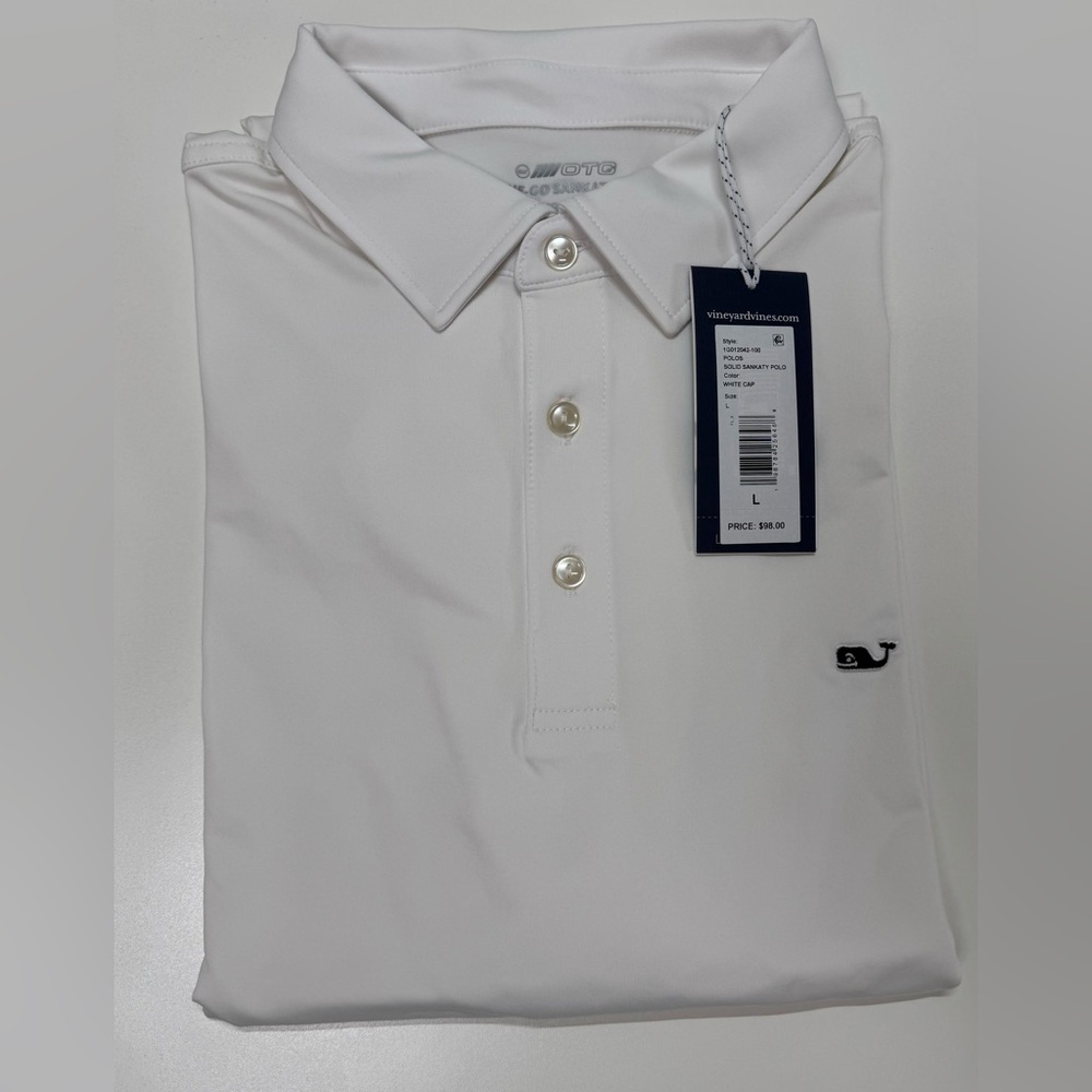 New Mens Vineyard Vines on the go sankaty polo